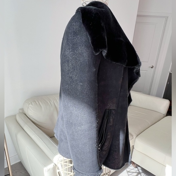 Free People Faux Shearling Moto Jacket - Picture 6 of 14